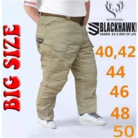 CELANA JUMBO CARGO TACTICAL PREMIUM PANJANG RIPSTOP Pria Nyaman Katun