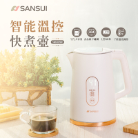 【SANSUI 山水】 1.7L不鏽鋼智能溫控電茶壺(SWB-K99W)