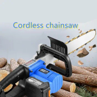 Cordless chainsaw brushless motor power tools 42V lithium ion cordless chainsaw garden power tools