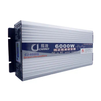 12V/24V/48V/60V/72V 6000W Pure Sine Wave Inverter Available Induction Cooker Refrigerator Air Conditioner