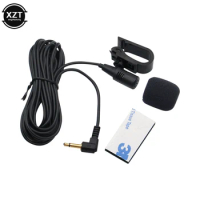 Hot Sale Car Audio Microphone PVC Wired 3.5 mm Stereo Jack Mini External Mic For PC Car DVD GPS Player Radio Audio Microphone