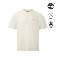 【Timberland】 男款復古白 Polartec® 科技快乾透氣短袖T恤|A4215CM9-M