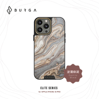 【BURGA】iPhone 15 Pro Elite系列磁吸式防摔保護殼-波瀾綠湖(Magsafe)