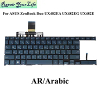 UX482 US UK Arabic English Backlit Keyboard for Asus ZenBook Duo 14 UX482EA UX482EG UX482E UX482EAR UX482EGR AR Keyboard BV1US13