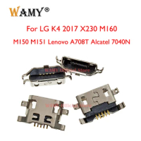 5-100Pcs USB Charger Charging Dock Port Plug Connector For LG K4 2017 X230 M160 M150 M151 Huawei G7 Lenovo A708T Alcatel 7040N