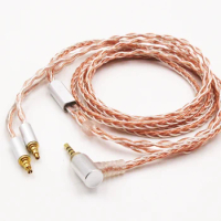 2.5mm/3.5mm/4.4mm 8-core braid OCC BALANCED Audio Cable For Sennheiser IE 40 PRO IE40PRO Headphone