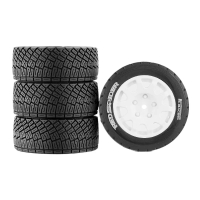 RC Rally Wheels, Phụ Kiện Xe RC, Lốp Xe RC Xe RC, Lốp Và Bánh Xe Trôi Dạt, Bộ 4 Chiếc, Thích Hợp Cho