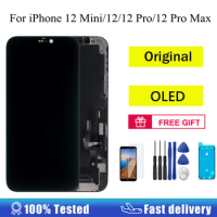 Original OLED For iPhone X 12 Pro LCD Display Touch Screen Digitizer Assembly Replacement Parts For iPhone X 12 Max XR XS LCD