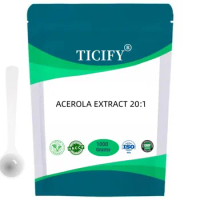 Natural Non-added Pure Acerola Extract Powder 20:1 Rich In Multi-vitamins, Improve Skin Moisturizing,Cherry Powder,Free Shipping