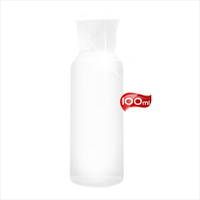 台灣製!E008白頭PP塑膠透明乳液空瓶-100mL [52821]旅行外出分裝
