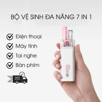 Bộ Dụng Cụ Vệ Sinh Laptop - Máy tính - Bàn Phím - Tai Nghe Đa Năng 7 in 1 và 3 trong 1 Siêu Nhỏ Gọn