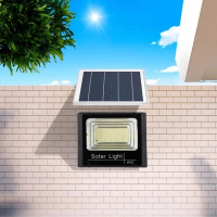 【HOT stock lawn light】 Solar Lights Waterproof Outdoor Flood Lights 50~500w LED Remote Control Outsi