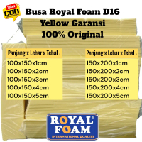 Busa Lembaran Busa Kasur Royal Foam Tebal 2cm ,3cm ,4cm ,5cm ,8cm Dan 1cm Busa Kuning Surpet Karpet 