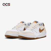 Nike 休閒鞋 Full Force Low 男鞋 白 焦糖棕 米白 復古 低筒 HJ3485-121