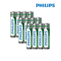 PHILIPS 飛利浦 AAA 4號 800mAh 低自放鎳氫充電電池(12入)