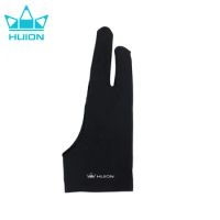 Huion Palm Rejection Artist Glove Graphics Tablet Anti-touch Two-Finger Gloves for Drawing Display Pen Computer LED Light Pad