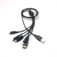 5 in 1 Charger power cable for PSP NDS NDSI NDSL 3DS 3DSLL 2DS GBASP game console