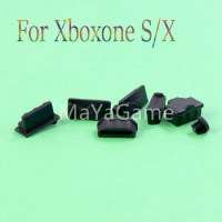 1set For Xbox One X ONEX XBOXONE S Gaming Console Silicone DIY Dust Proof Pack Kits Prevention Cover Case Mesh Jack Stopper