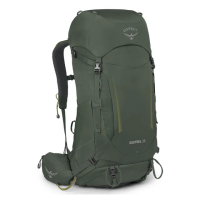 【Osprey】Kestrel 38 輕量登山背包 附背包防水套 男款 盆景綠(健行背包 徙步旅行 登山後背包)