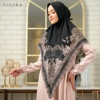 Fisura Scarf Khimar Printing Syari Harmony 39 Motif Baru harmony 12