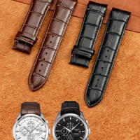 Genuine Leather Watch Strap for Tissot 1853 T035 Watch Band Kutu Men 22mm 23mm 24mm Cowhide Coolfigure T035410a Accessories