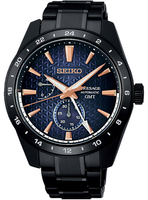 SEIKO 精工錶-黑牌款- Presage 新銳系列 Aitetsu GMT機械腕錶 6R64-00L0SD(SPB361J1)-42mm-紫面鋼帶【刷卡回饋 分期0利率】【APP下單4%點數回饋】