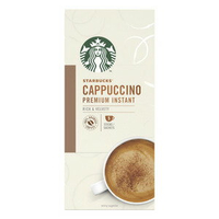 【STARBUCKS 星巴克】即溶咖啡粉-卡布奇諾 5入一盒 - 英國版 VIA Premium Coffee Mix