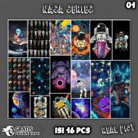 poster dinding kamar aesthetic Nasa isi 16 pcs Free Perekat Bisa Cod / poster dinding kamar cowok / 