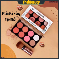 Phấn Má Hồng Tạo Khối và Bắt Sáng Sivanna Colors Ultra Blush Palette HF319 Chuẩn Thái Lan