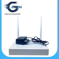 Modem ONT F477V2 Epon Baru lengkap adaptor