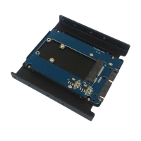 MSATA เป็น SATA 3.5นิ้ว SSD HDD อะแดปเตอร์ติดตั้งผู้ถือฮาร์ดไดรฟ์แชสซียึดฮาร์ดดิสก์