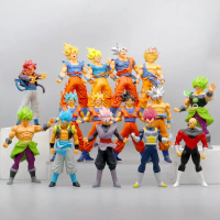 โมเดล Dragon Ball Super Saiyan, โมเดล Monkey King, โมเดล Vegettoo Gogeta, ของตกแต่งอะนิเมะ, ชุดโรงรถ