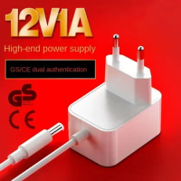 12V EU Plug Power Adapter AC100-240V To DC12V 5.5*2.1 Power Supply Source Charger DC 12 Volt 1A Power Transformer Converter