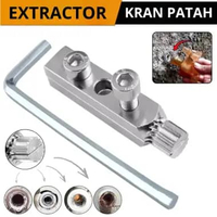 Pembuka keran patah Faucet extractor Tang kran rusak Pipe Broken Faucet Extractor