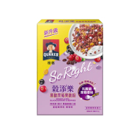 【QUAKER 桂格】穀添樂 黑醋栗莓果脆穀 300g(早餐推薦)