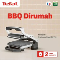 Tefal Stainless Steel OptiGrill +GC713 - Electric Grill Pan Panggangan