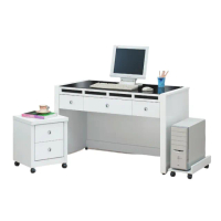【MUNA 家居】奧斯本4尺書桌/共兩色/含活動櫃和主機架(書桌 電腦桌 桌子 收納)