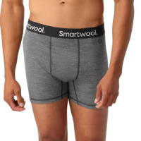 【SmartWool】男 美麗諾羊毛控溫四角內褲.平口內褲.吸濕透氣貼身內著.衛生褲(SW016996-084 中性灰)