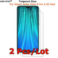 2 Pcs/Lot For Xiaomi Redmi Note 8 Note8 8Pro Pro Hard Tempered Glass Screen Protector Ultra Thin Protective Film Toughened Guard