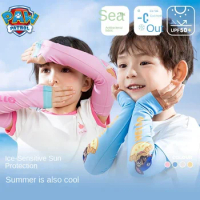 Paw Patrol Cooling Arm Sleeves Cartoon Chase Skye Marshall Rubble Summer Sun Protection Product Paw Patrol Ice Sleeves Kids Gift