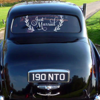 Wedding Just Married Car Decal Sticker Getaway Car Waterproof Decoration Vinyl