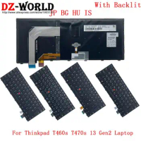 JP BG HU IS Light Keyboard for Lenovo Thinkpad 13 Gen2 G2 T460s T470s S2 2nd Laptop Hungarian Japanese Icelandic Bulgaria Orig