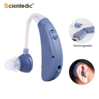 Elderly Hearing Aid Rechargeable Digital Hearing Aids BTE Deafness Hearing Loss Sound Amplifier Wireless The Listening Device