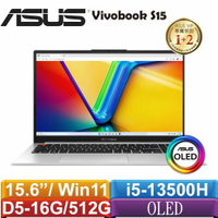 ASUS VivoBook S 15 OLED S5504VA-0152S13500H 筆電 酷玩銀原價32900(省5282)
