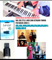 Yamaha USB STYLE SONG MIDI KEYBOARD PSR SERIES S710 S910 S3000 S750 S950 S670 S770 S970 S775 S975 SX