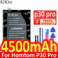 4500mAh KiKiss Powerful Battery p30 pro For Homtom P30Pro Mobile Phone Batteries