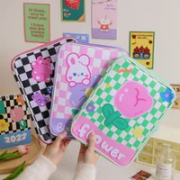 11Inch Cute Cartoon Bear Tablet Inner Case Bag for iPad Pro 10.5 11 Air 1 2 3 4 Traveling Portable Storage Bag for Macbook iPad