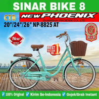 Sepeda Keranjang Dewasa New Phoenix Np-8825 At Uk 20 24 & 26 Inch Pasti Ori