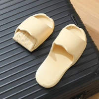 Foldable House Slides Hotel Travel Slipper Non-Slip Portable Home Guest Use Women Non Disposable Slide Flat Shoes Salon Homestay