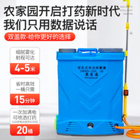 电动喷雾器高压锂电池背负式消毒新式充电农药喷洒喷壶打药机12V